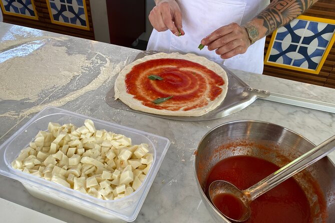 Sorrento Pizza School Activity in Italy - Tasting Local Products and Limoncello in Vesuvius View