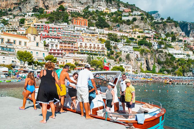 Sorrento: private tour Capri & Positano - Gozzo Sorrentino 7.50 - Flexibility and Customer Service