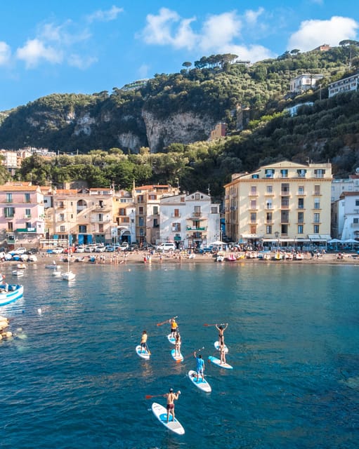 Sorrento: SUP Paddleboard Tour to Bagni Regina Giovanna - The Experience for Beginners and Experienced Paddlers