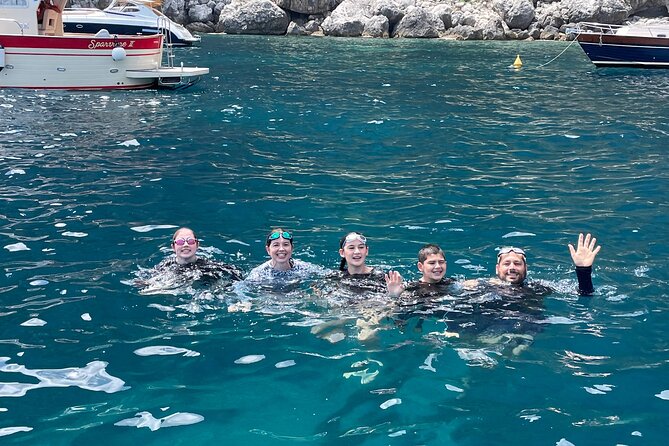 Sorrentomaxiboat tours to Capri - Exploring Capri’s Iconic Marina Piccola and Free Time