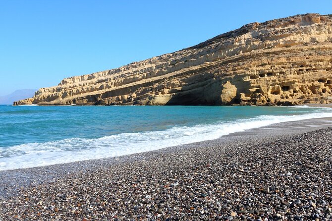 South Crete: Matala Hippies Beach & Gortys Archaeological Site - Rest and Relaxation at Matala Beach