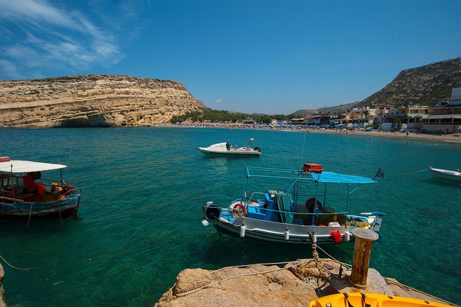 South Crete - Matala, Red Beach and caves - Key Points