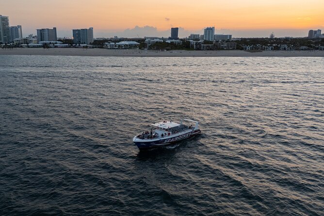 South Florida Ocean and Intracoastal Sunset Cruise - Enjoying the Stunning Sunset and City Skyline