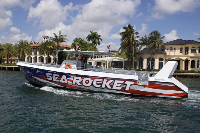 South Florida Sightseeing Cruise - The Experience on the Speedboat: Speed, Sound, and Sightlines