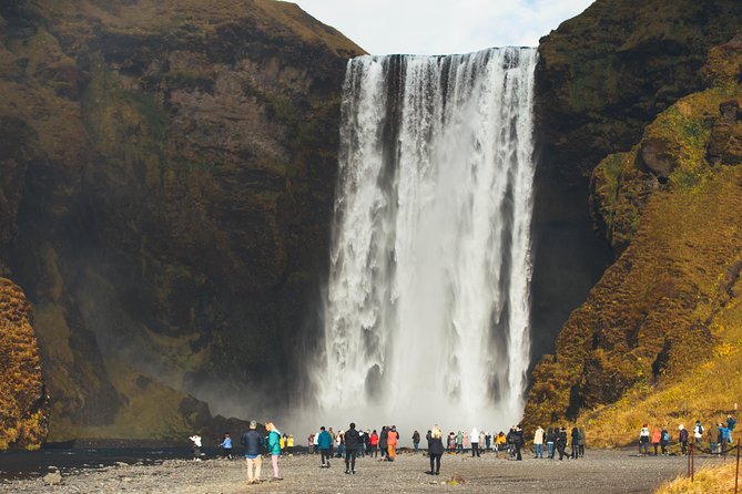 South Iceland Glaciers, Waterfalls and Black Sand Beach Day Tour from Reykjavik - Solheimajokull Glacier: Touch the Ice