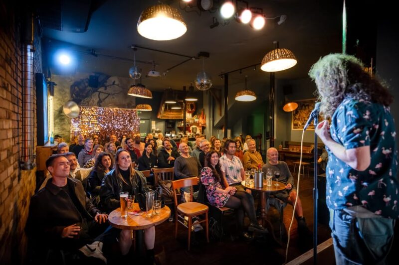 South London: Laugh Train Home Comedy Experience - Pre-Show Fun: Arcade Games and Beer Garden