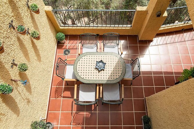 Spanish Wine Tasting - The Setting: An Overlook with Mediterranean Views