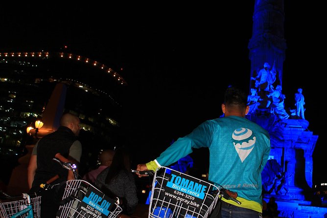 SPECIAL NIGHT LIFE Mexico City Light´s Bike Tour - Visiting the Iconic Palacio de Bellas Artes