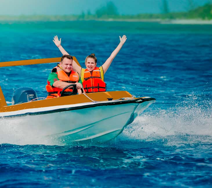 Speed Boat, Snorkel and Beach - Speed Boat Adventure in Quintana Roo Starts at Barracuda Beach Club