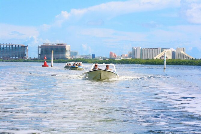 Speedboat Adventure and Snorkeling with transportation in Cancun - The Return Cruise and Scenic Views in Nichupté Lagoon