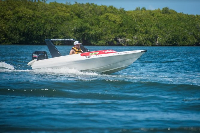Speedboat and snorkel tour: Single Passenger Boat - How to Drive the Speedboat with Expert Guidance