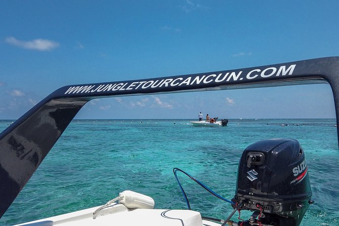 Speedboat and snorkel tour: Single Passenger Boat - Snorkeling at Reefs and the Underwater Museum