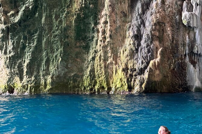 Speedboat Tour to Sazan Island, Haxhi Ali Cave and Marine Park - Haxhi Ali Cave: Snorkeling in Crystal Waters
