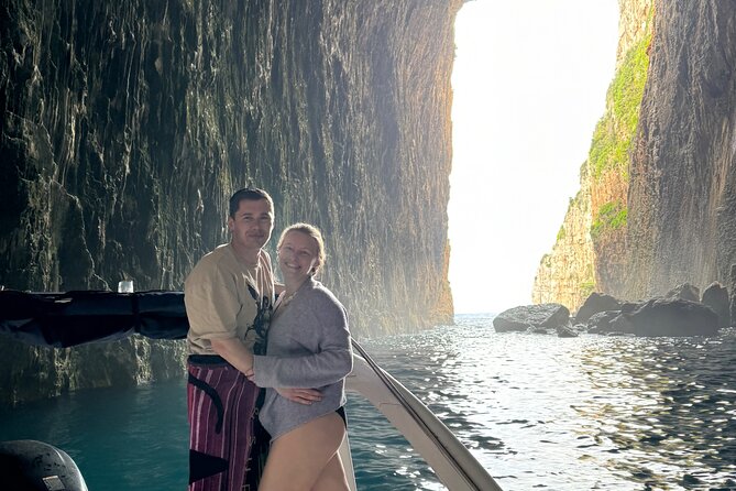 Speedboat Tour to Sazan Island, Haxhi Ali Cave and Marine Park - The Marine Park Coastline and Traditional Albanian Cuisine