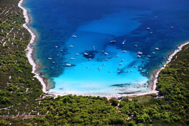 Speedboat tours Sakarun,Sunkenshipp,Veli Rat,Bozava;Muline.. - Starting Point: Meeting at Ina Gasoline Station in Zadar