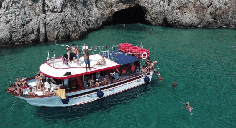 Sperlonga: Boat Cruise to the Blue Grotto with Swimming - Exploring the Limestone Sea Caves of Bazzano and Capovento
