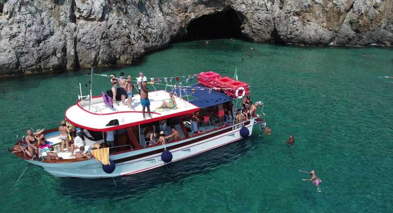 Sperlonga: Boat Cruise to the Blue Grotto with Swimming - Swimming at the Blue Grotto