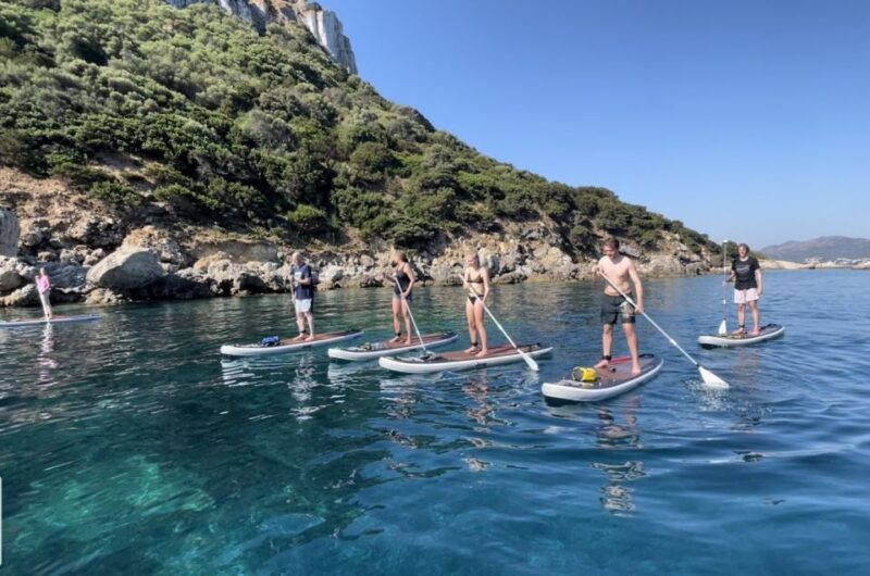 Spiaggia delle vacche SUP paddleboard tour sunset aperitif - Discover the Sardinian Coast with a Sunset SUP Paddleboard Tour