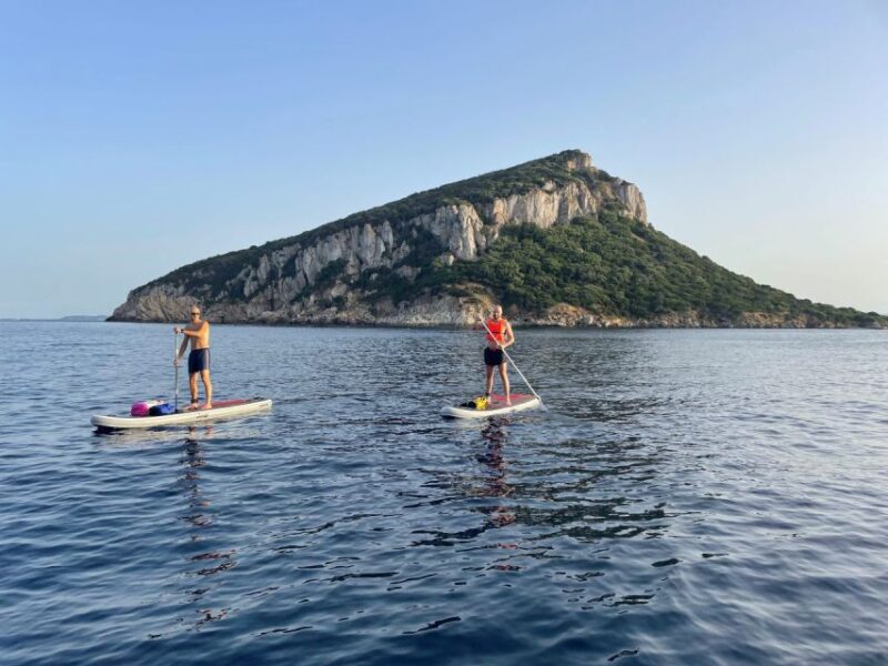 Spiaggia delle vacche SUP paddleboard tour sunset aperitif - Logistics: Meeting Point, Group Size, and Practical Tips