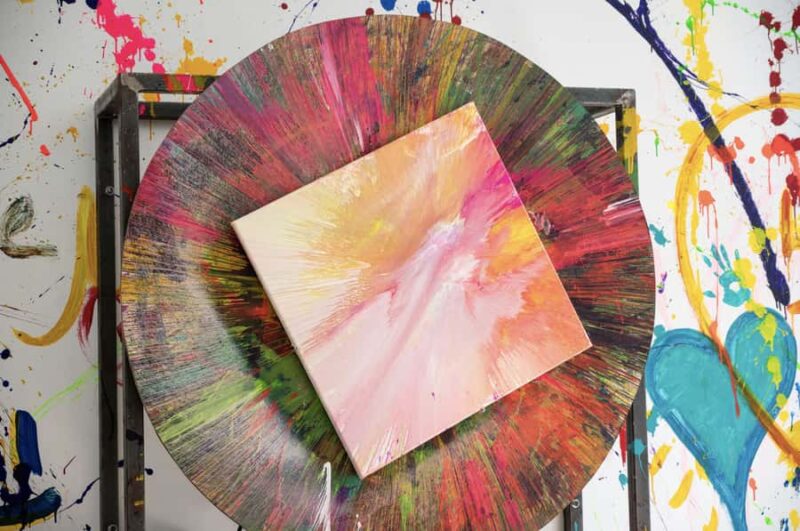Spinning Private Art Experience in Chicago - The Art of Spin Painting in Chicago