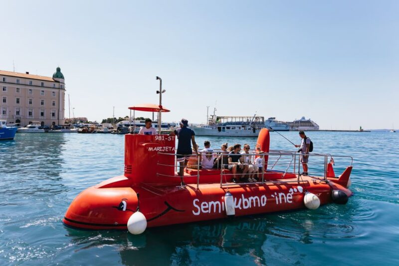 Split: 45-minute Semi-Submersible Submarine Trip - Day and Night Tour Options with Underwater Lighting