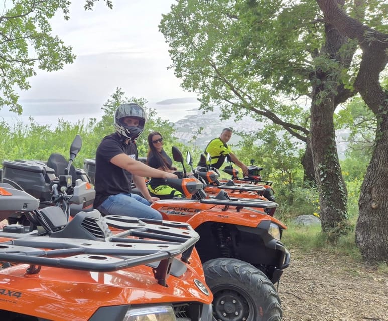 SPLIT: ATV Panorama Tour Podstrana & Horses - The Guide and Group Experience