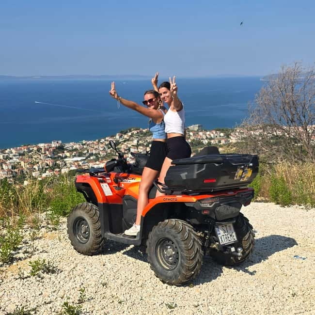 SPLIT: ATV Panorama Tour Podstrana & Horses - Comparing the Sunset and Day Tours
