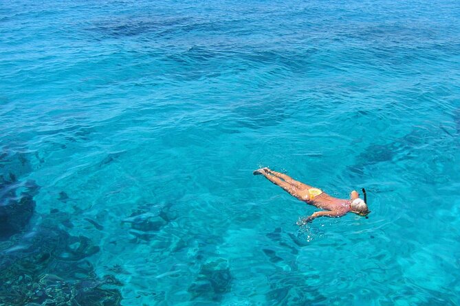 Split: Blue Lagoon & 3 Islands Speedboat Tour - Small group - Relaxing at the Blue Lagoon on Drvenik Veli Island