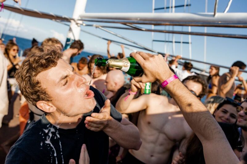 Split: Blue Lagoon Boat Party with DJs, Shots & After-Party - The Boat: Spacious, Fully Stocked, and Designed for Fun