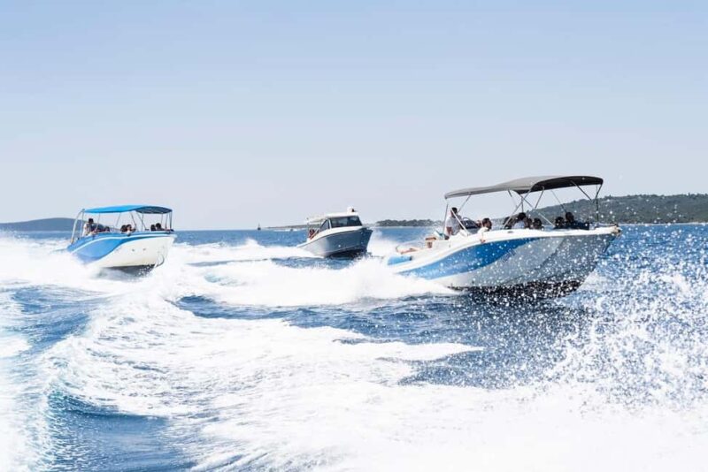 Split: Blue Lagoon, Trogir & Solta Speedboat Tour - Swimming and Snorkeling in the Blue Lagoon