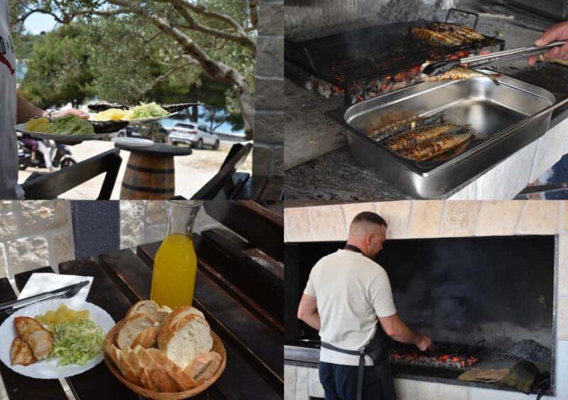 Split: Blue Lagoon,3 Islands, Big Slide, Mediterranean lunch - Exploring the Stop at Iovo Islands Beach Bar Borko