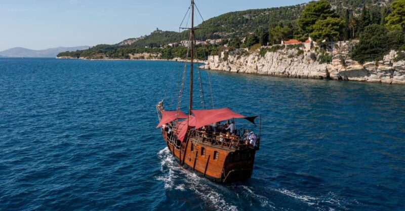 Split: Cruise on Columbo's Pirate Ship "Santa Maria" - Swimming and Snorkeling Off the Coast