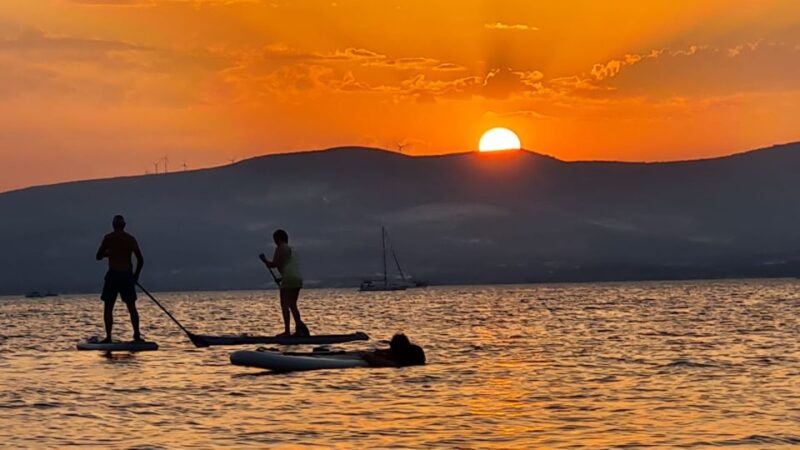 Split Sunset Stand Up Paddle Tour With Wine - Meeting Point and Practicalities
