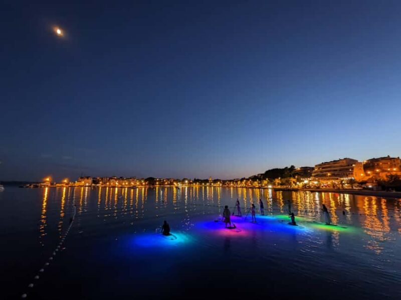 Split: Transparent SUP night Glow tour - Guided Instruction and Equipment