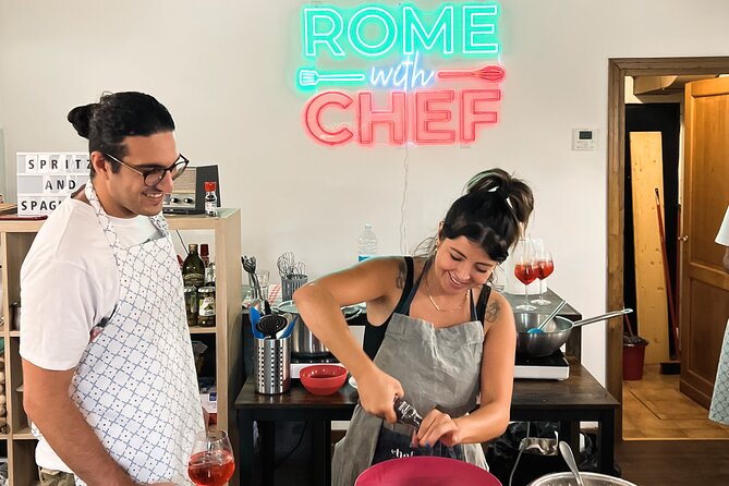 Spritz & Spaghetti: Tipsy Cooking Class in Rome - The Food and Drinks You’ll Enjoy