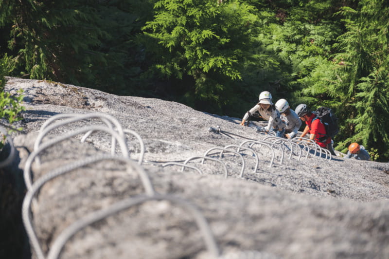 Squamish: Via Ferrata Climbing Adventure - Reaching the Sea to Sky Summit Lodge