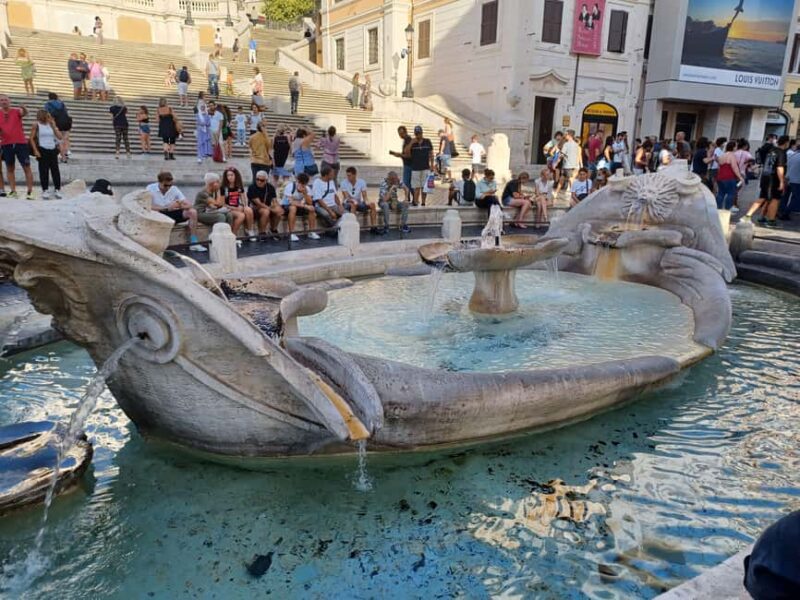 Squares, Fountains and Aqueducts of Rome - Walking Through Tritone Street to the Spanish Steps