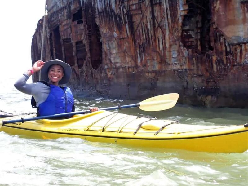 SS Selma Concreate Shipwreck | Historical WWI Landmark - Explore the Historic SS Selma Shipwreck in Galveston by Sea Kayak