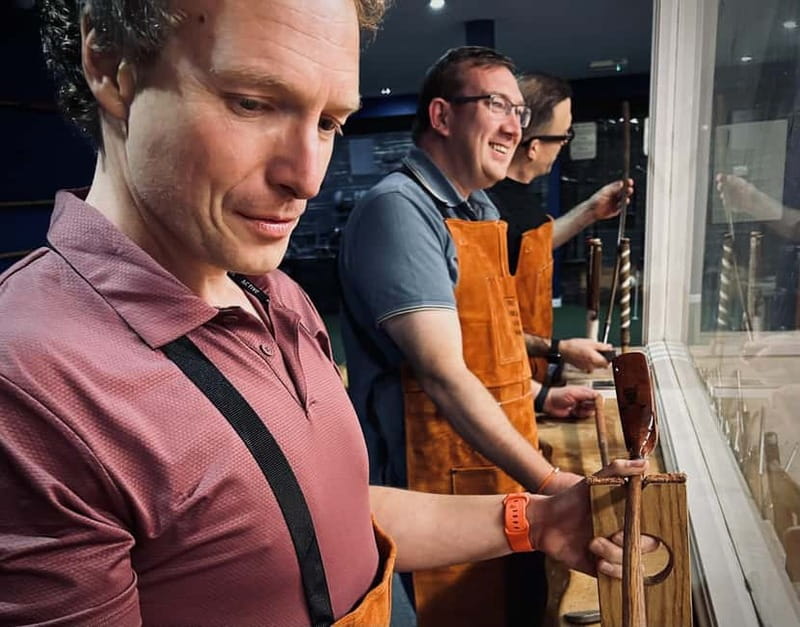 St Andrews: Hickory Golf Club Restoration Workshop - Testing Your Skills on a Simulator and Putting Green