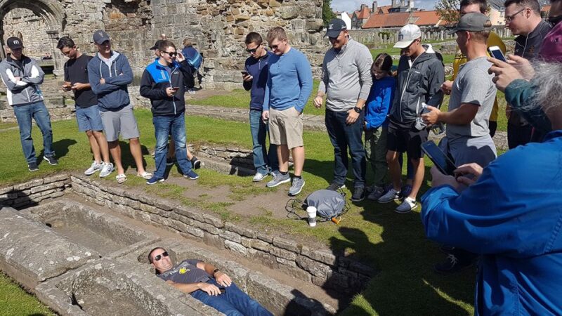 St Andrews: Town, Golf, and Old Course History Tour - Photos on the Swilcan Bridge and Final Stop