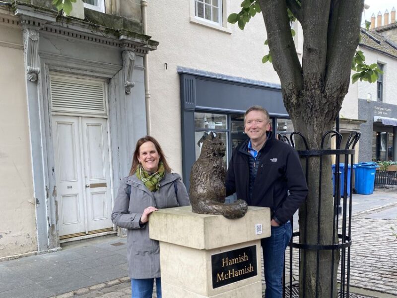 St Andrews: Town Highlights Private Guided Walking Tour - Visiting the Statue of Hamish McHamish and Local Landmarks