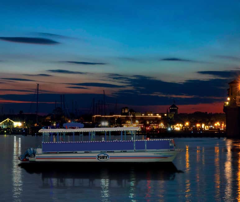 St Augustine: Champagne Sunset Cruise w Nights of Lights opt - Experience the Magic of a Sunset on the Water in St. Augustine