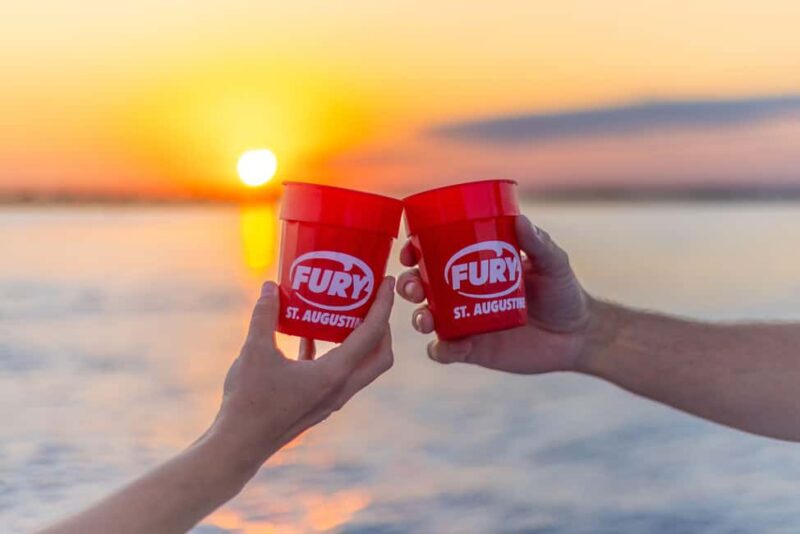 St Augustine: Champagne Sunset Cruise w Nights of Lights opt - Key Points