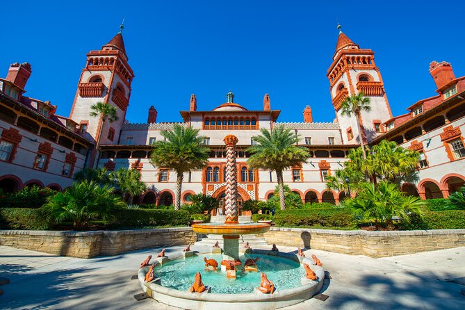 St. Augustine City Self-Guided Walking Audio Tour - Crossing the Iconic Bridge of Lions