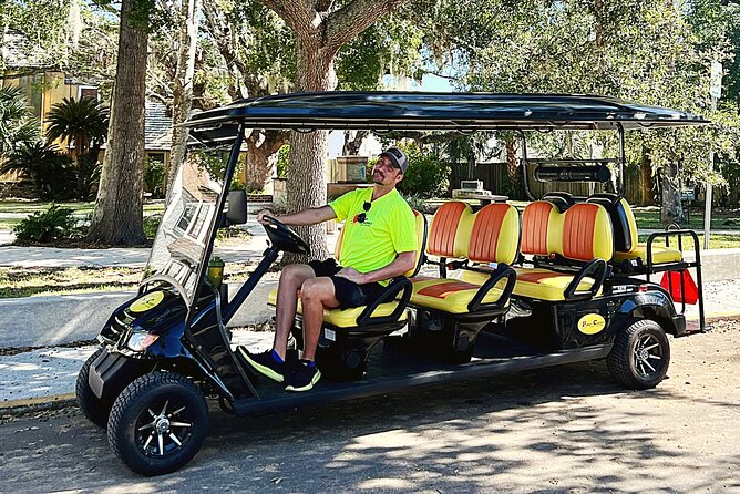 St. Augustine Private Tour on Premium Electric Cart with Pick Up - Stand in the Original Landing Site at Fountain of Youth Archaeological Park