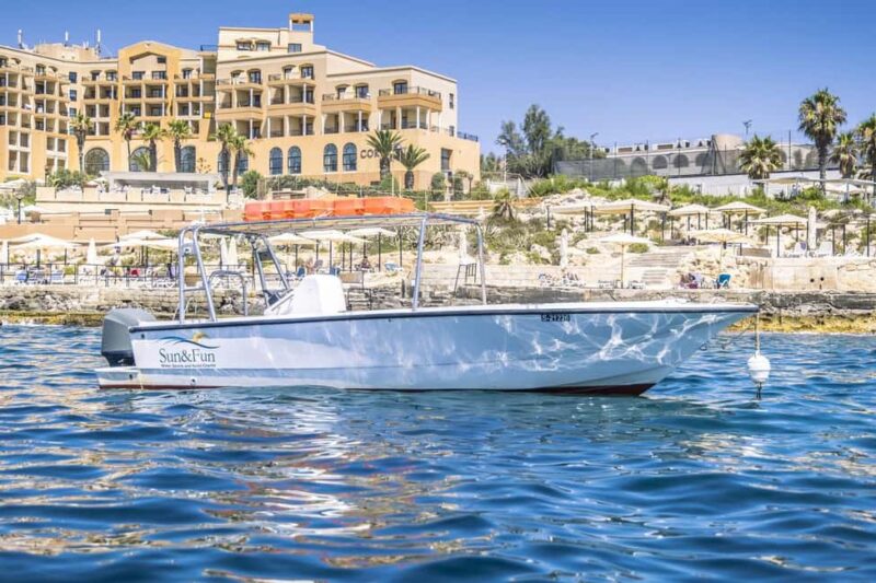 St Julian's: Private Boat Charter with Captain - What’s Included in Your Private Charter