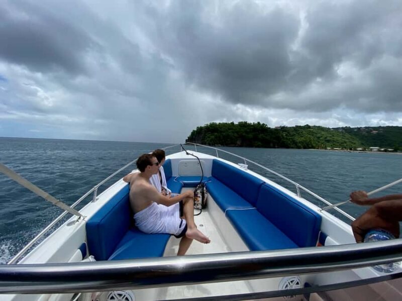 St.Lucia Private West Coast Snorkeling charter to Soufriere - Scenic Speedboat Transit to Saint Lucia’s Coastal Gems