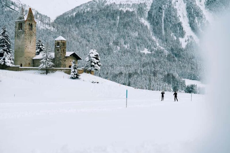 St. Moritz, Celerina, Silvaplana: Cross-Country Skiing - Exploring the Trails of the Engadin