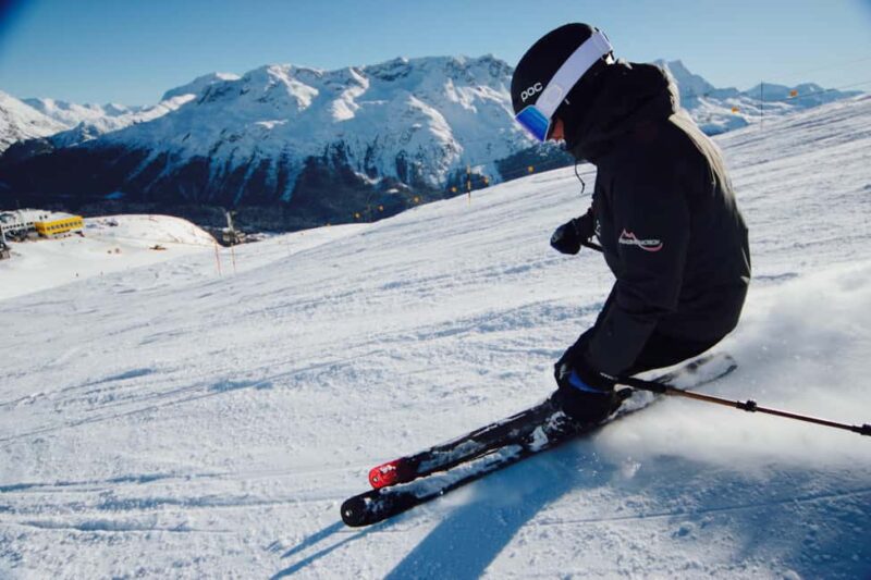 St. Moritz: Morning ski lesson - Convenient pickup and transport in Saint Moritz