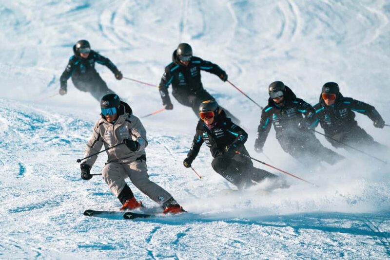 St. Moritz Ski School: Afternoon Ski Lesson - The Experience of Golden-Hour Skiing in St. Moritz